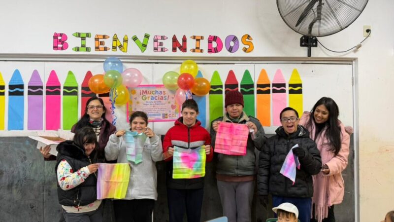 El Centro de Cuidados Infantiles recibió a estudiantes de la Esc. Especial Nº 1248