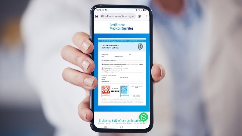 Santa Fe presentó el certificado médico digital: Acá te explicamos conoce hacer el trámite