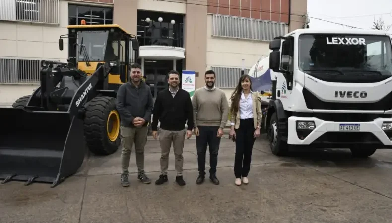 El Gobierno de Avellaneda incorporó cuatro nuevas maquinarias para servicios públicos