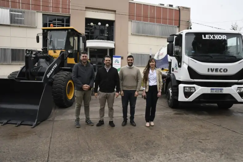 El Gobierno de Avellaneda incorporó cuatro nuevas maquinarias para servicios públicos