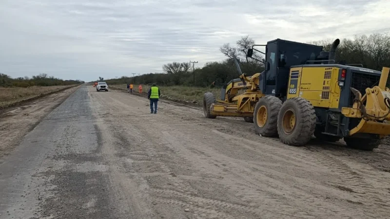 Comenzó la repavimentación de la Ruta 83 S, acceso a La Gallareta desde la Ruta 11