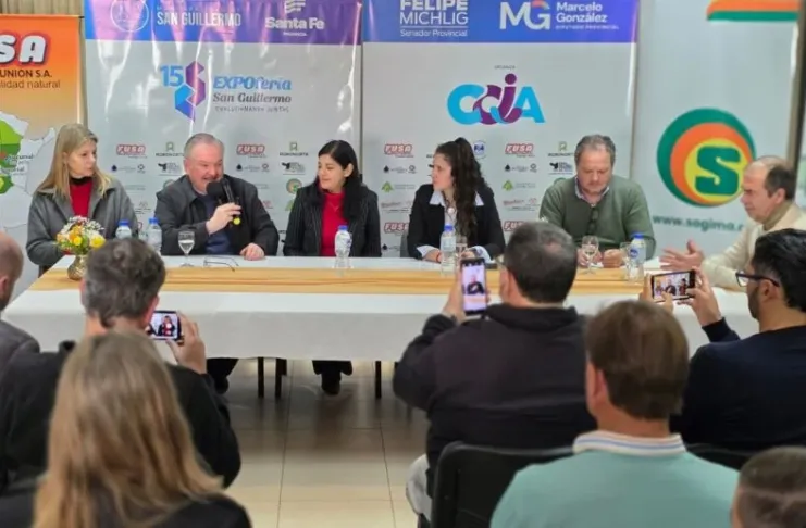 El Senador Michlig presentó ExpoFeria Regional en el Parque Municipal de San Guillermo
