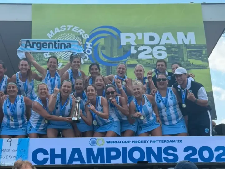 Ninfa Leiva, campeona mundial de hockey: la jugadora volvió con la medalla de oro