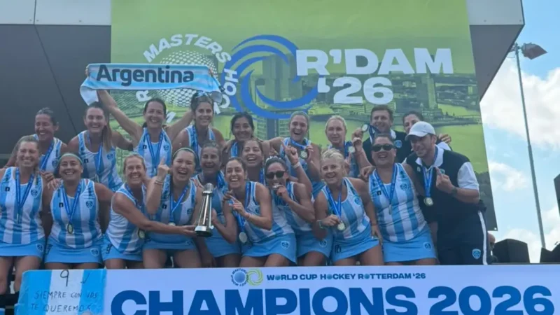 Ninfa Leiva, campeona mundial de hockey: la jugadora volvió con la medalla de oro