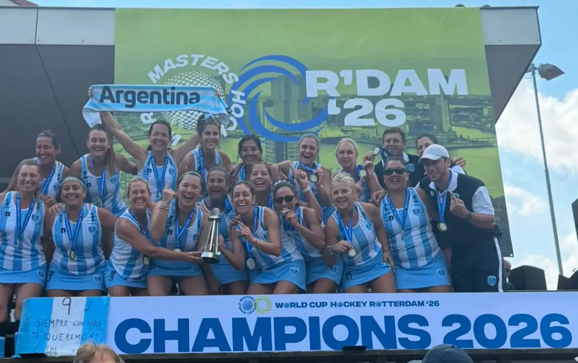Ninfa Leiva, campeona mundial de hockey: la jugadora volvió con la medalla de oro