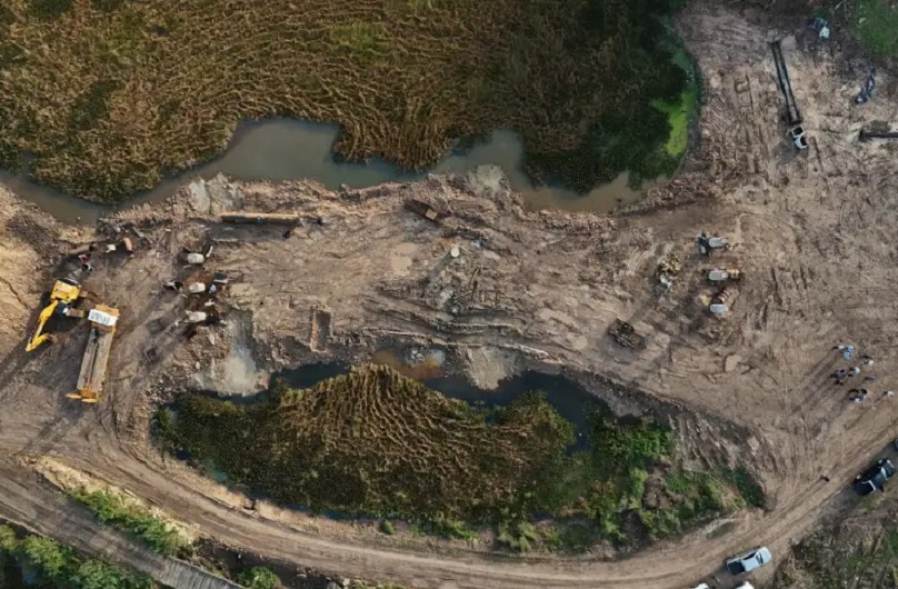 Avanzan los puentes Quencho y Careé para conectar la ciudad con Puerto Ocampo