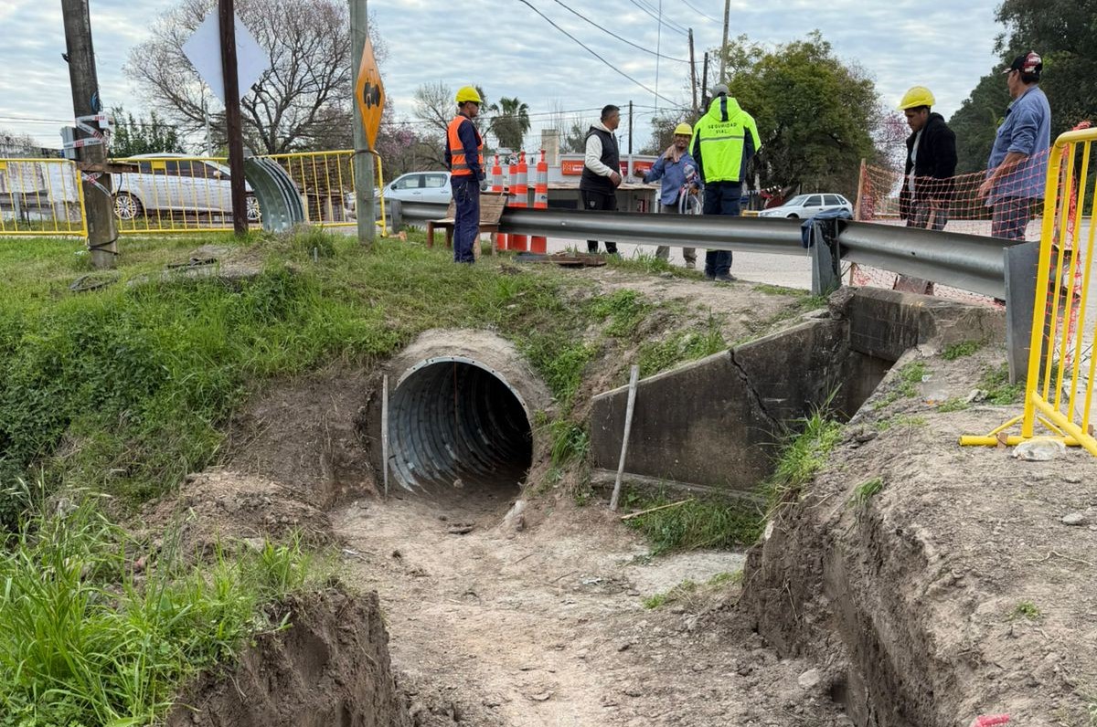 El Gobierno de Reconquista avanza con el entubado del canal de calle 105