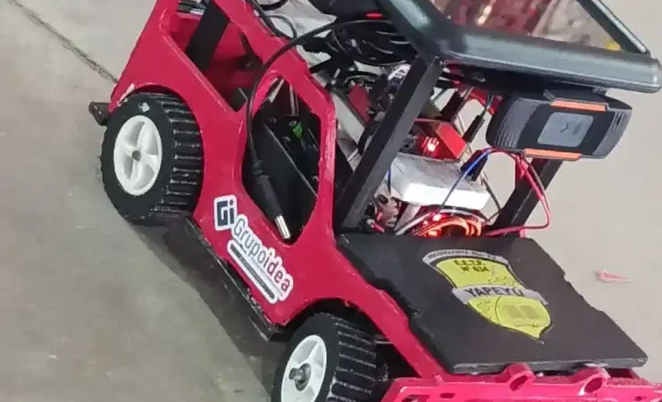 Estudiantes de Reconquista crearon un jeep robótico para explorar Jaaukanigás