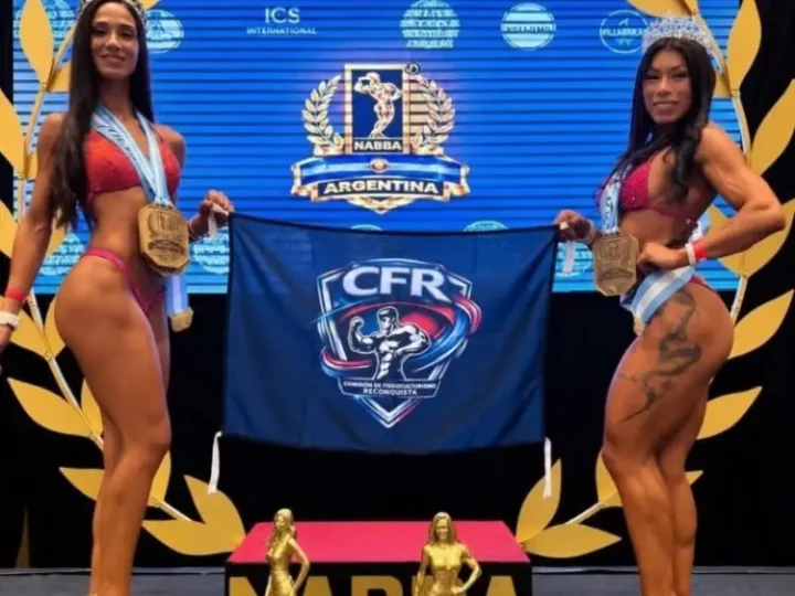 Evelin Micelli y Luz Milagros Ruiz Díaz se consagraron campeonas en el Campeonato Argentino NABBA