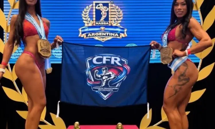 Evelin Micelli y Luz Milagros Ruiz Díaz se consagraron campeonas en el Campeonato Argentino NABBA