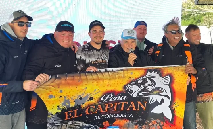 Damián Vicentin ganó la competencia por pieza mayor del Concurso del Surubí Reconquista