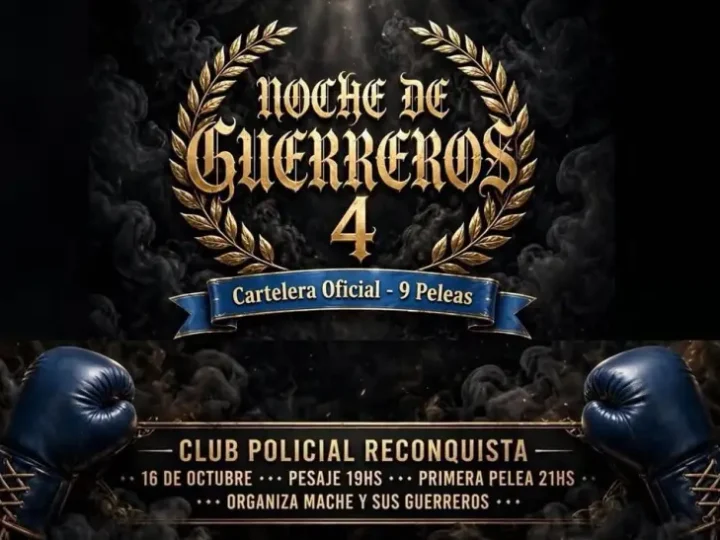 Reconquista se prepara para vivir el festival de boxeo amateur «Noche de Guerreros 4»