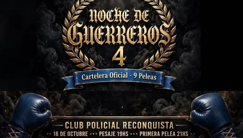 Reconquista se prepara para vivir el festival de boxeo amateur «Noche de Guerreros 4»