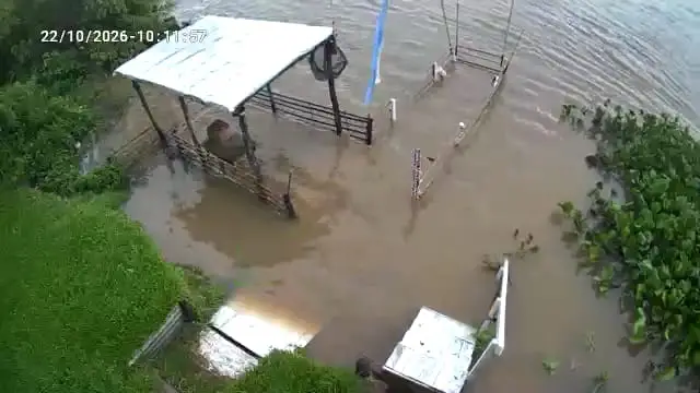El Paraná superó los 5 metros en Puerto Reconquista y entró en etapa de alerta