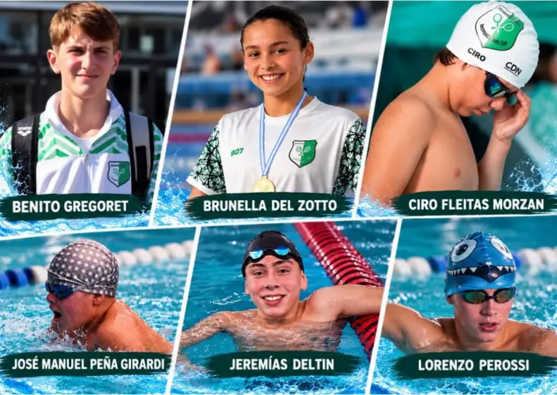 Siete nadadores de Reconquista competirán en la final de la Copa Santa Fe en Rosario