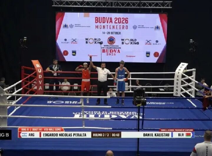 Nicolás Peralta debutó con un triunfo contundente en el Mundial Juvenil de Boxeo